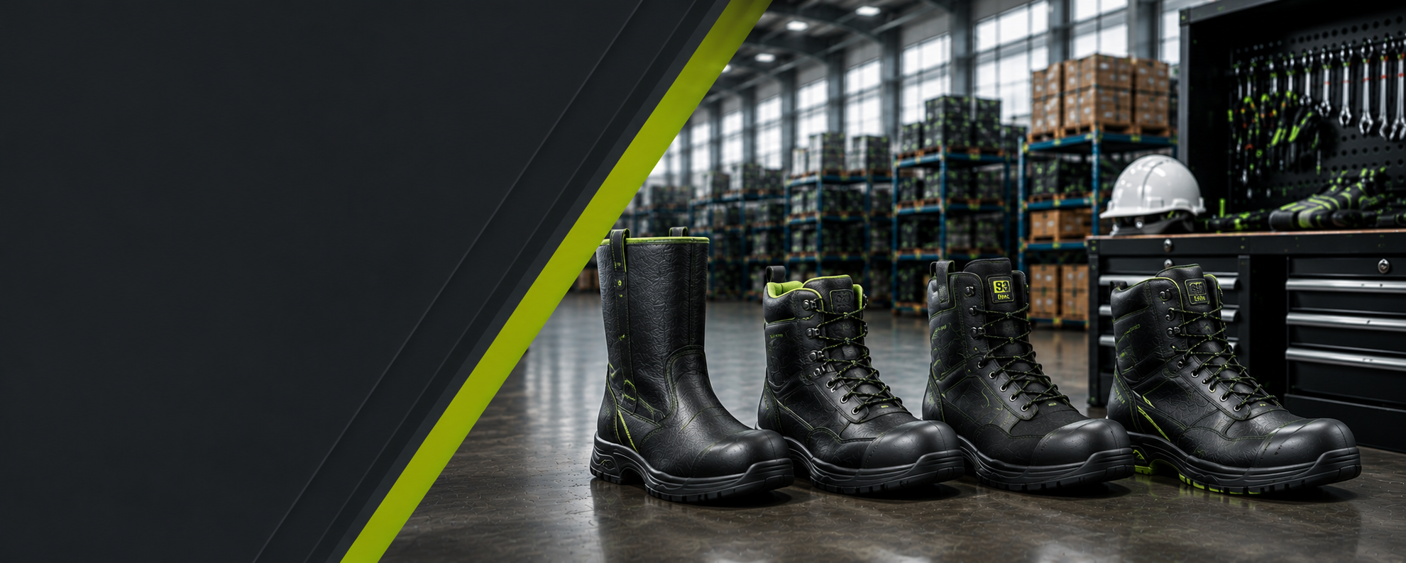 Robuste Sicherheitsstiefel für Bau, Industrie und Landwirtschaft