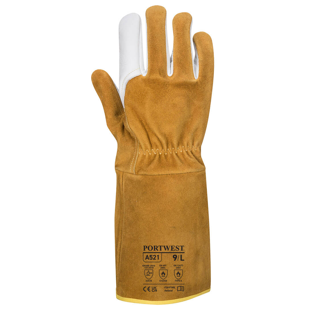 Portwest A521 TIG Ultra Schweißerschutz-Handschuh braun
