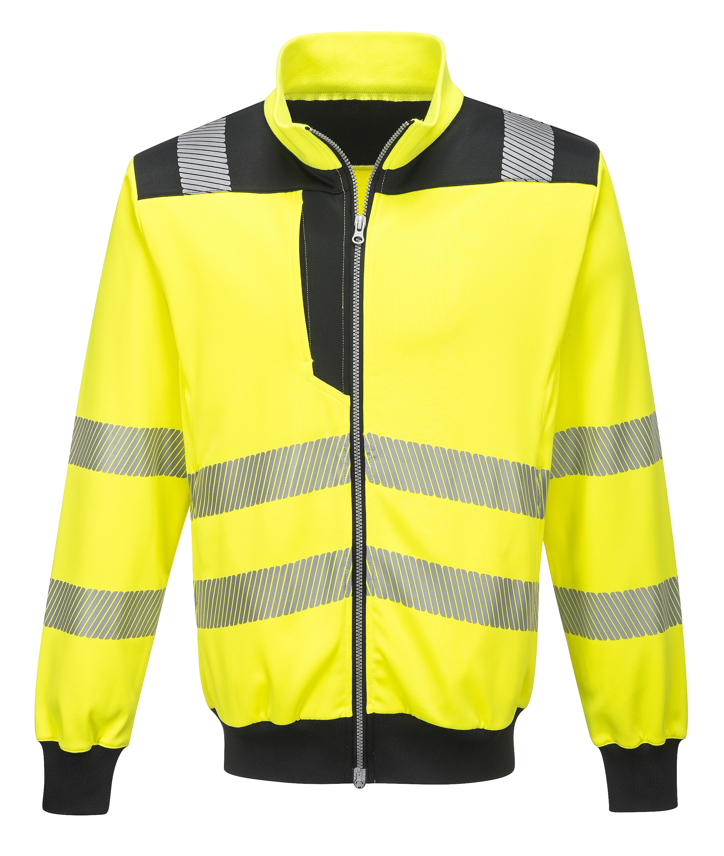 Sweatjacke Warnschutz Portwest PW370