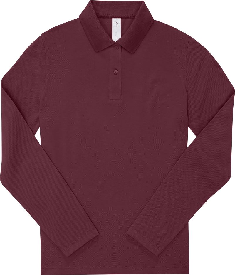 B&C My Polo 180 LSL Women – Damen Langarm-Poloshirt
