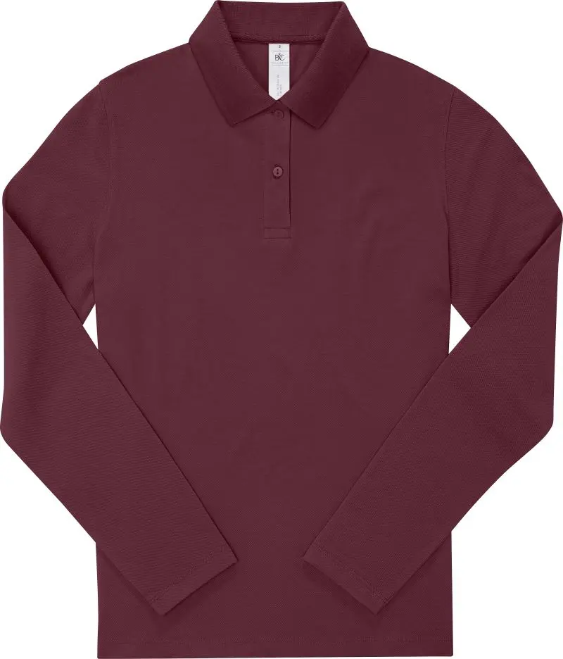 B&C My Polo 180 LSL Women – Damen Langarm-Poloshirt 