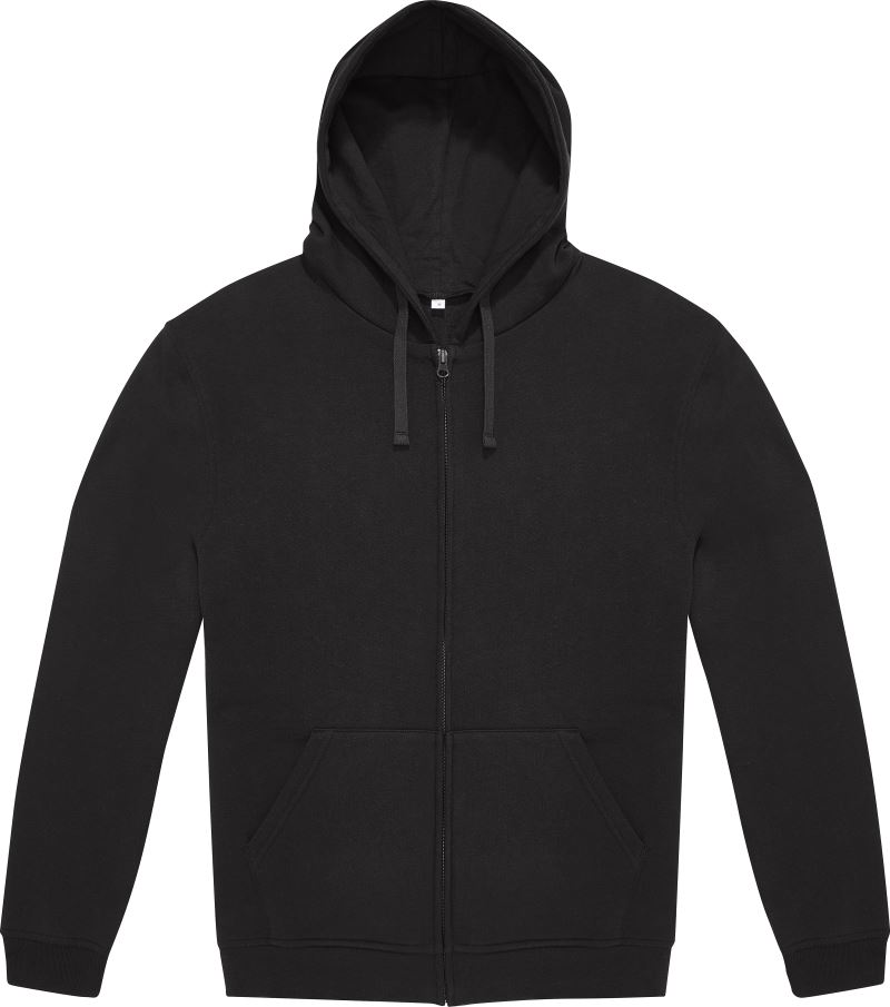 B&C ID.334 Zip Hood – Nachhaltige Unisex Kapuzen-Sweatjacke