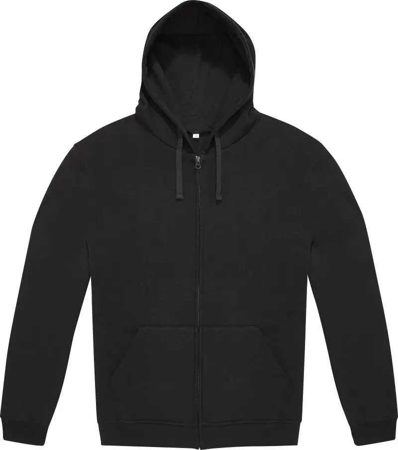 B&C ID.334 Zip Hood – Nachhaltige Unisex Kapuzen-Sweatjacke
