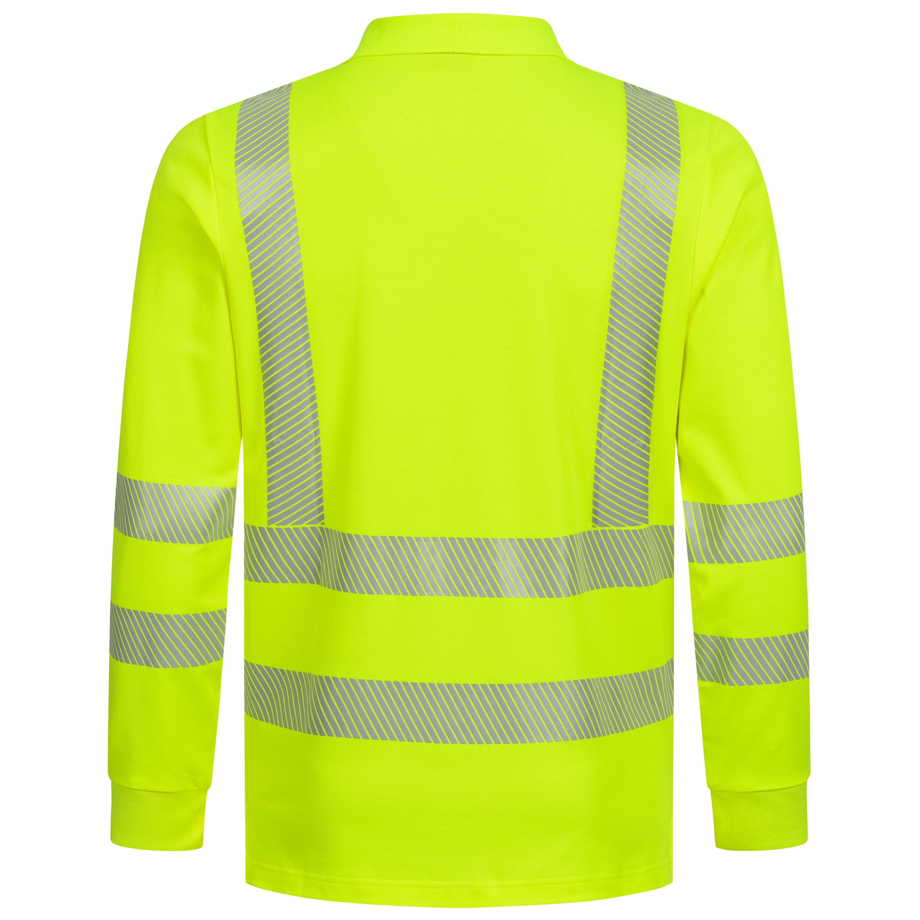 NITRAS MOTION TEX VIZ Warnschutz Langarm-Poloshirt 