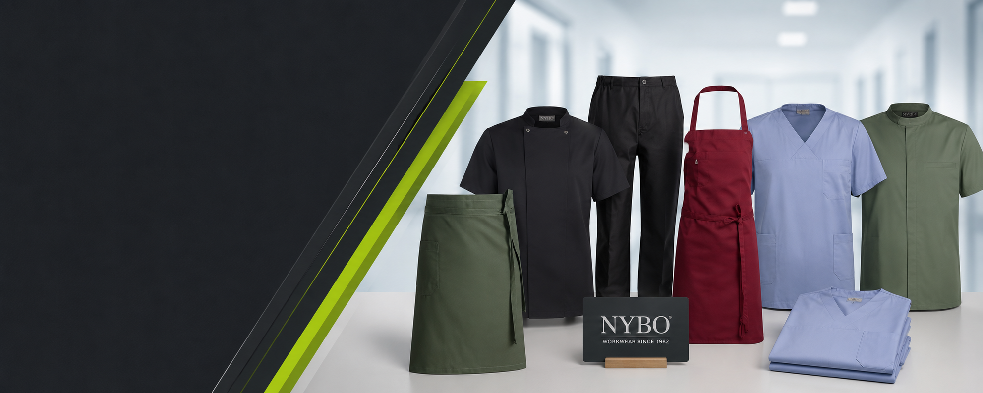 Nybo Workwear Berufsbekleidung für Medizin, Pflege, Gastronomie und Service