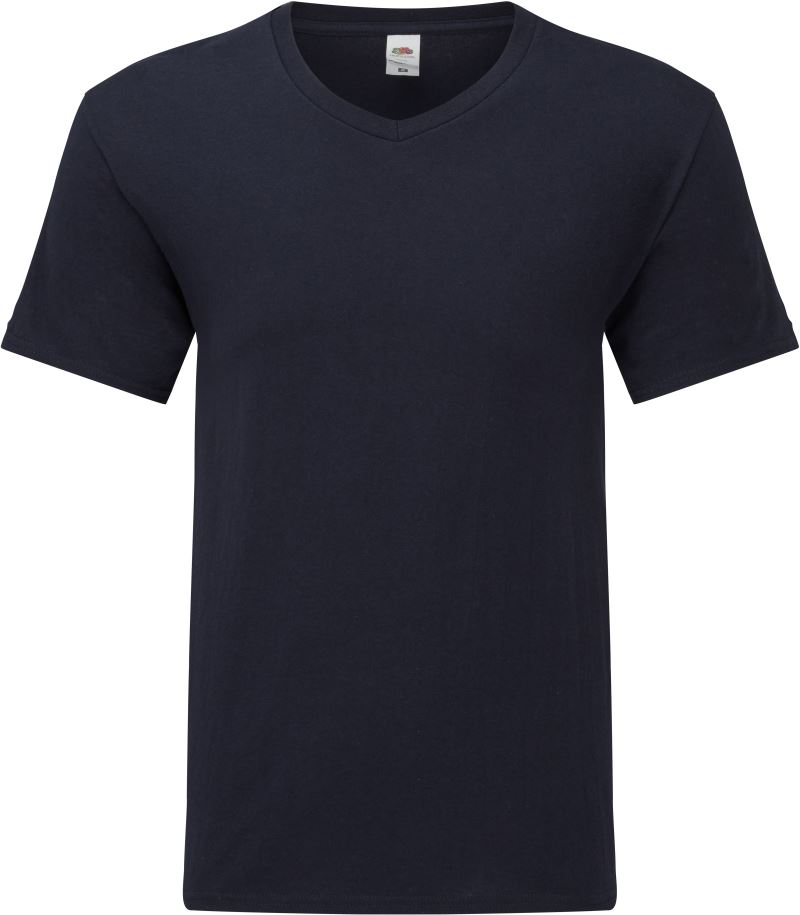 Fruit of the Loom Iconic 150 V-Neck T – Modernes Herren T-Shirt