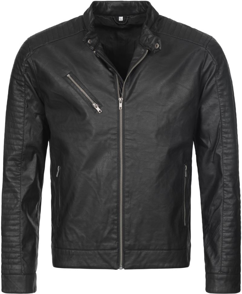 Stedman Biker Jacket Men – Herren Kunstlederjacke