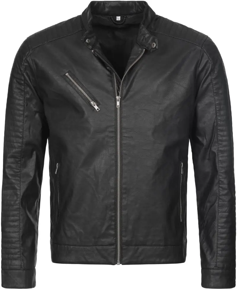 Stedman Biker Jacket Men – Herren Kunstlederjacke