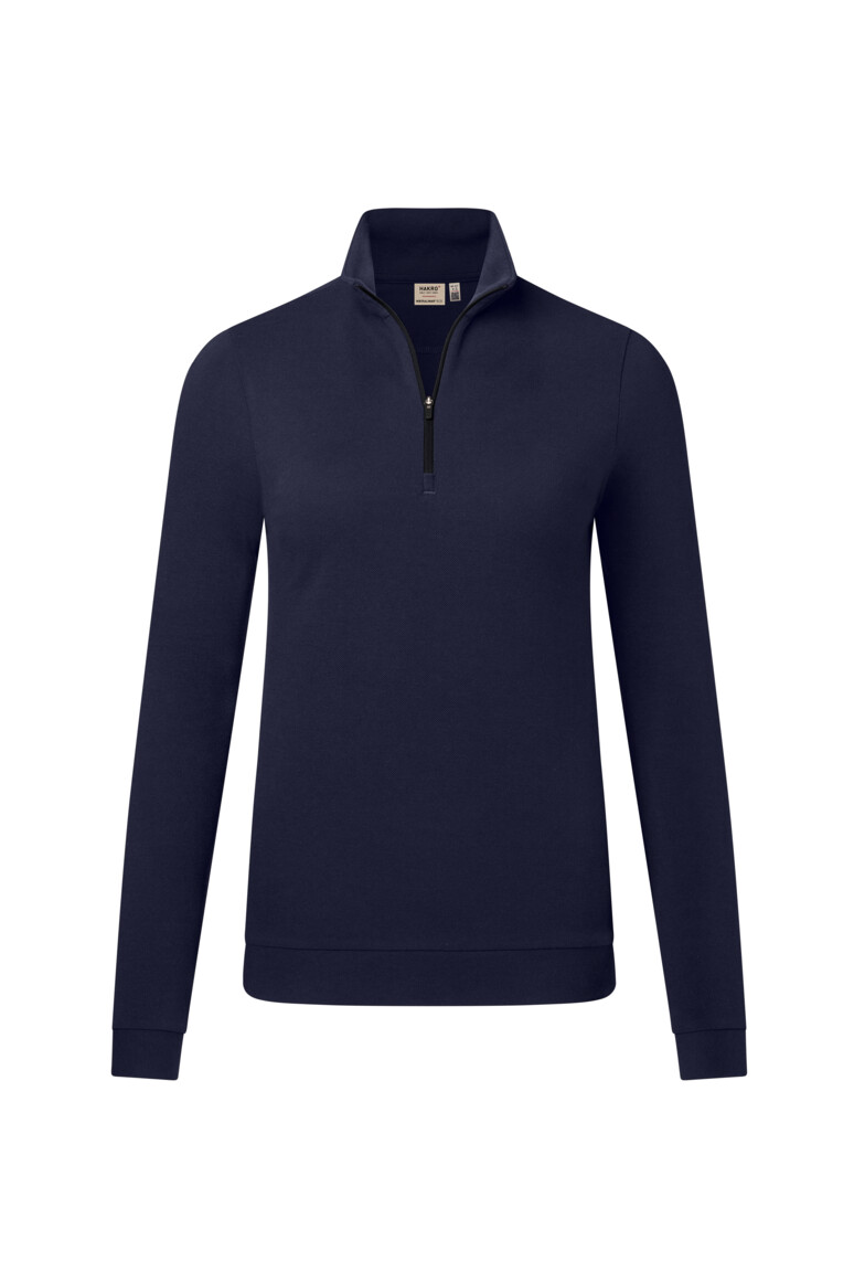 Hakro 335 Damen Piqué Zip-Longsleeve Performance Eco