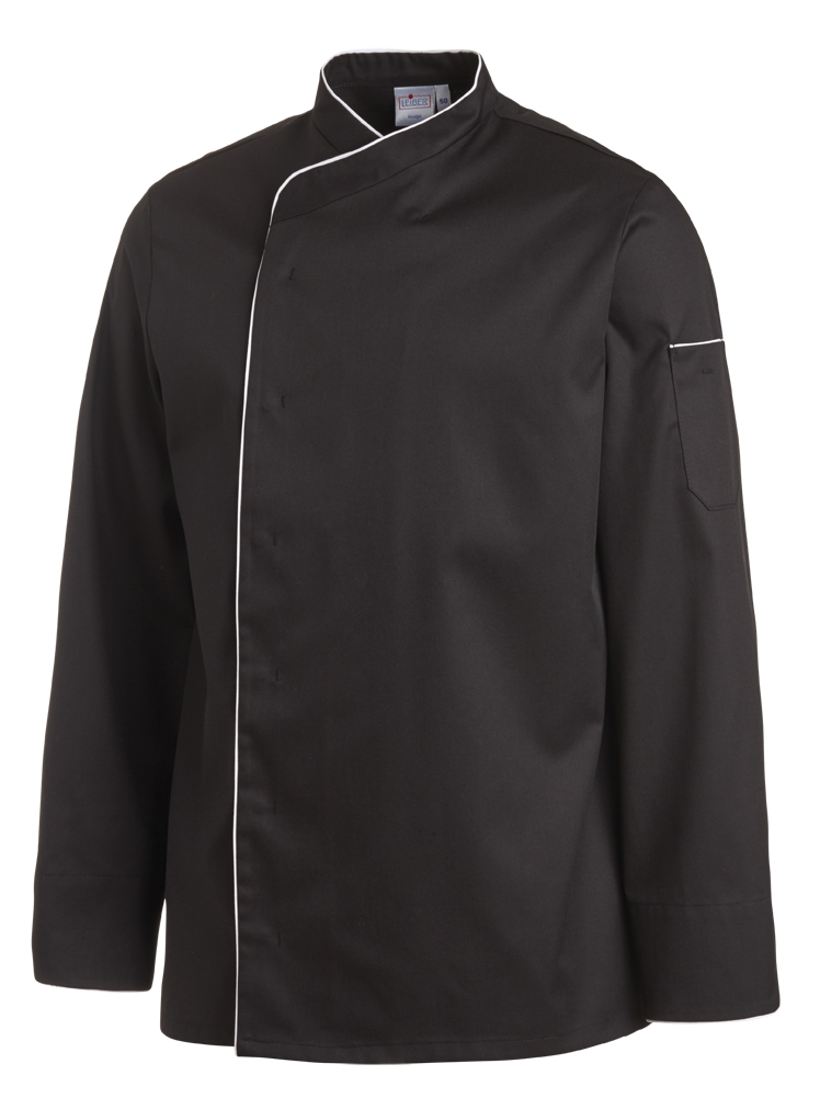 Kochjacke Leiber 12/2598, Mischgewebe, Druckknöpfe, für Damen und Herren