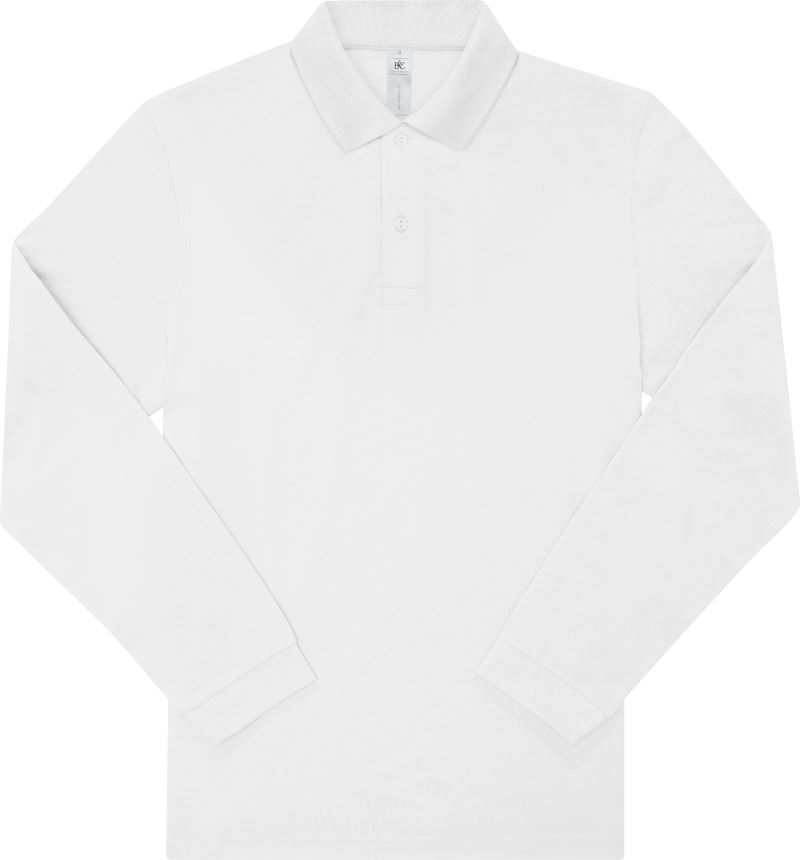 B&C My Polo 210 LSL – Hochwertiges Langarm-Poloshir