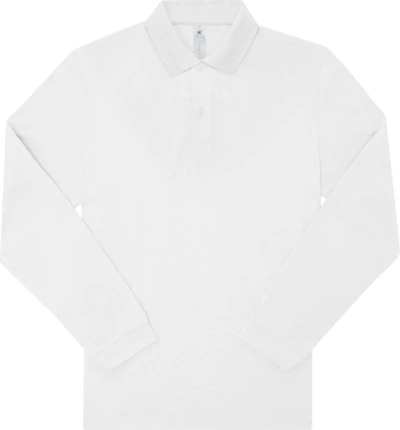 B&C My Polo 210 LSL – Hochwertiges Langarm-Poloshir