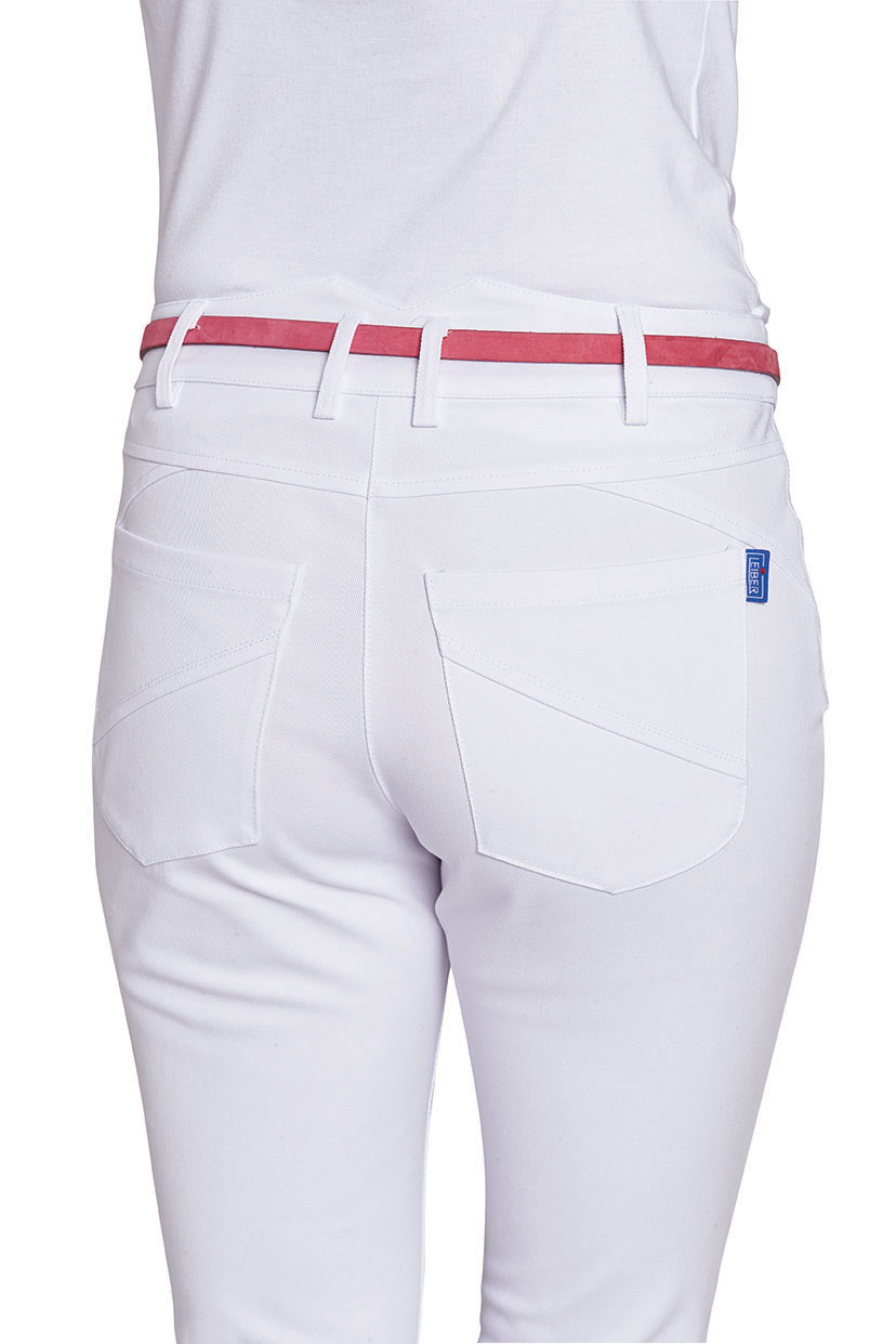 Damenhose Leiber 08/8400, Mischgewebe, weiß Damenhose Leiber 08/8400, Mischgewebe, weiß