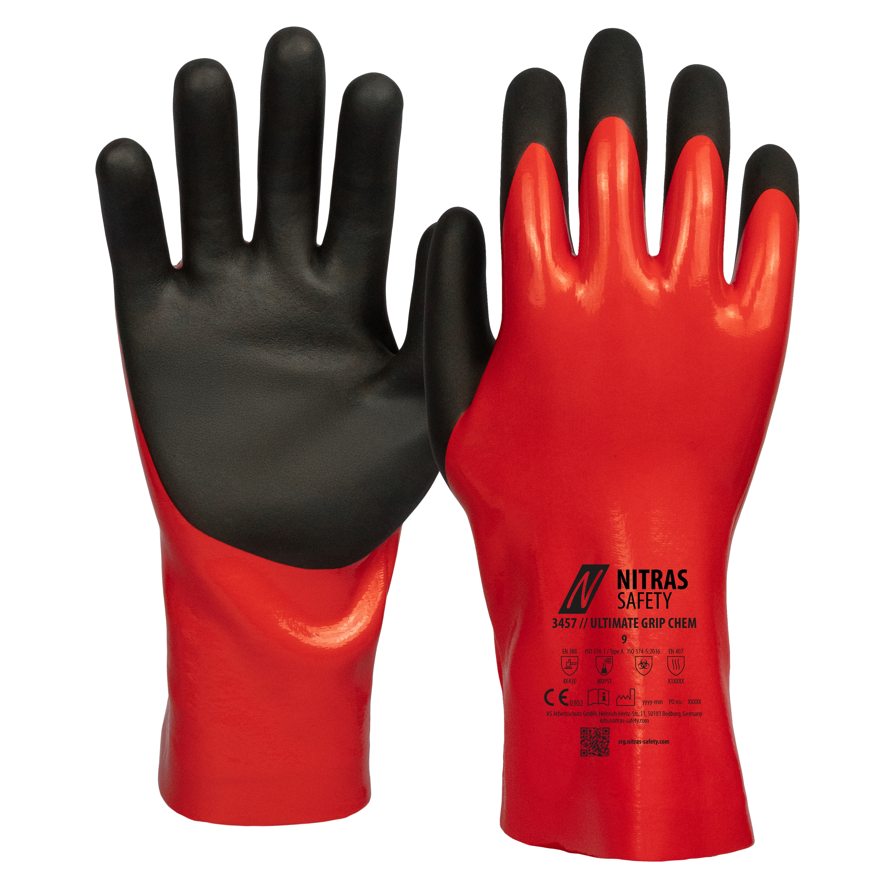 NITRAS ULTIMATE GRIP CHEM Chemikalienschutzhandschuhe