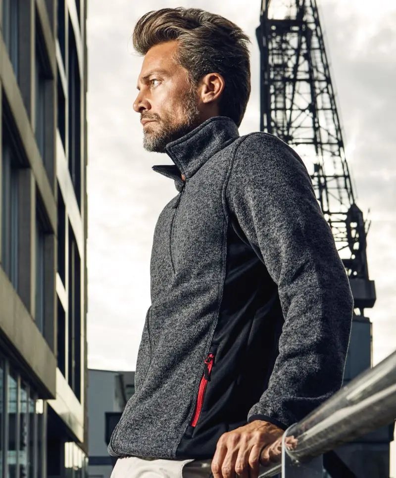 Herren Workwear Strickfleece Jacke Promodoro 7700