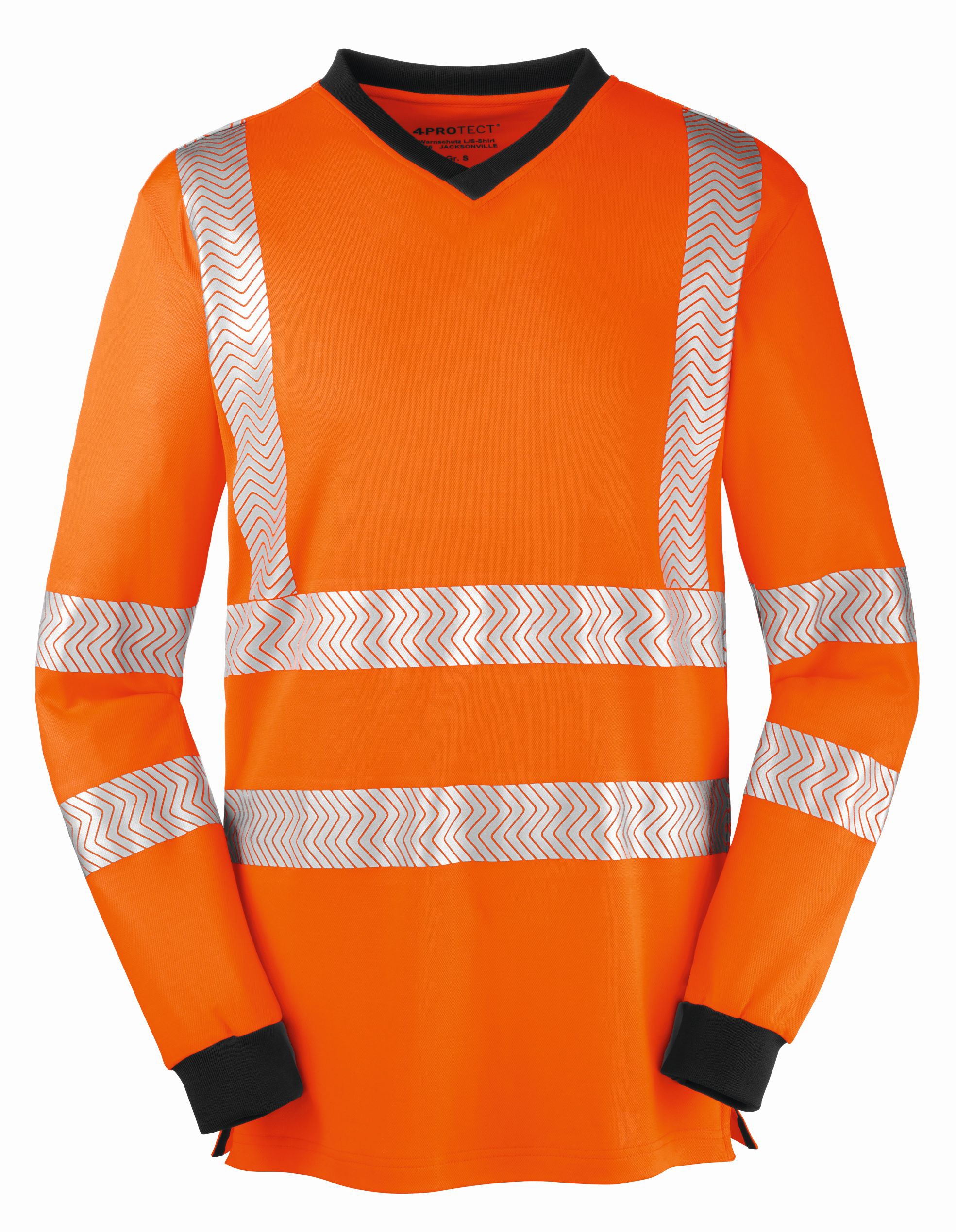 4PROTECT® Warnschutz-Langarm-Shirt JACKSONVILLE