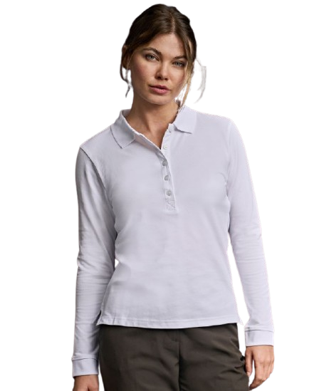 Damen Piqué Stretch Polo langarm Tee Jays Luxus 146 Damen Piqué Stretch Polo langarm Tee Jays Luxus 146