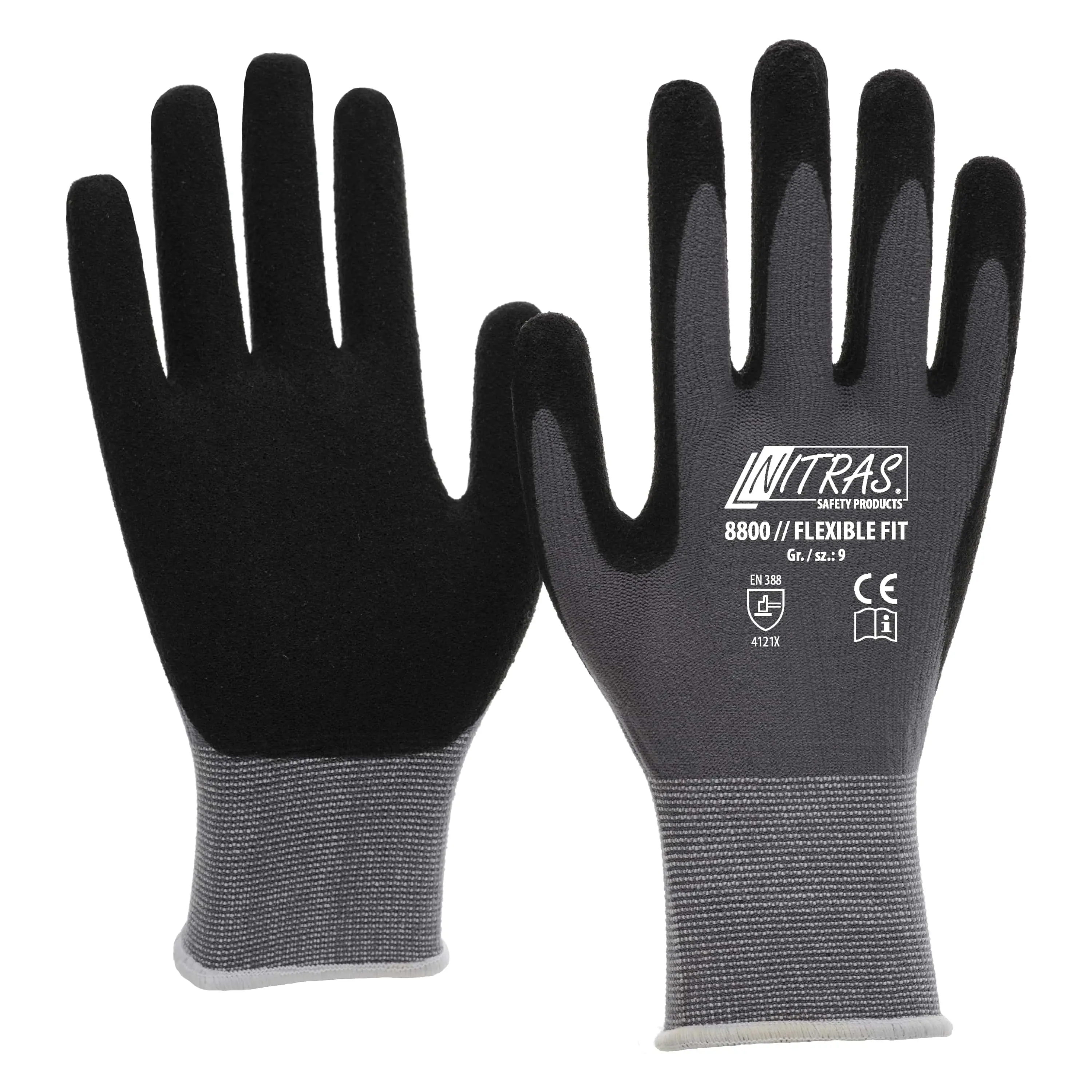 Montagehandschuhe NITRAS SAFETY 8800 FLEXIBLE FIT