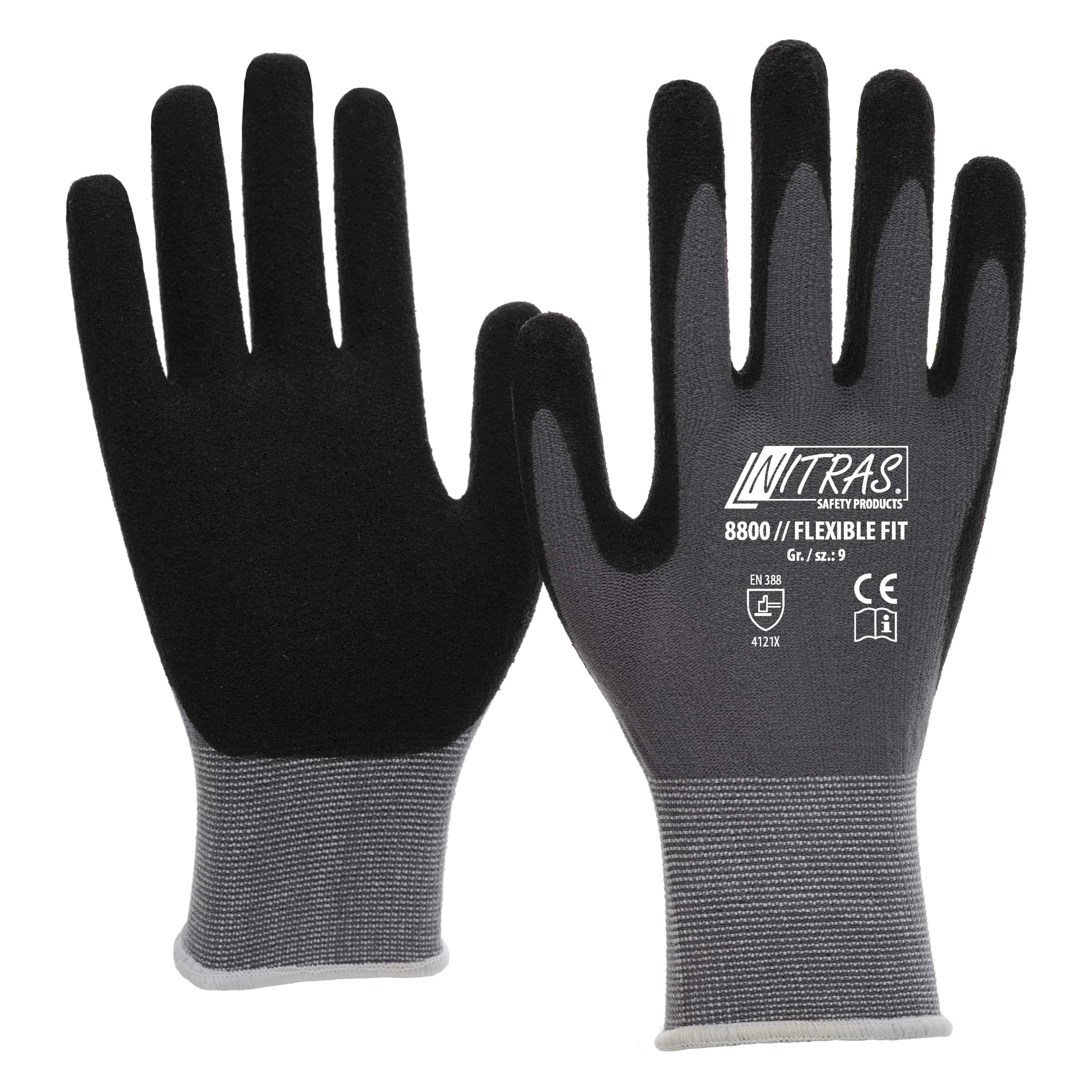 Montagehandschuhe NITRAS SAFETY 8800 FLEXIBLE FIT