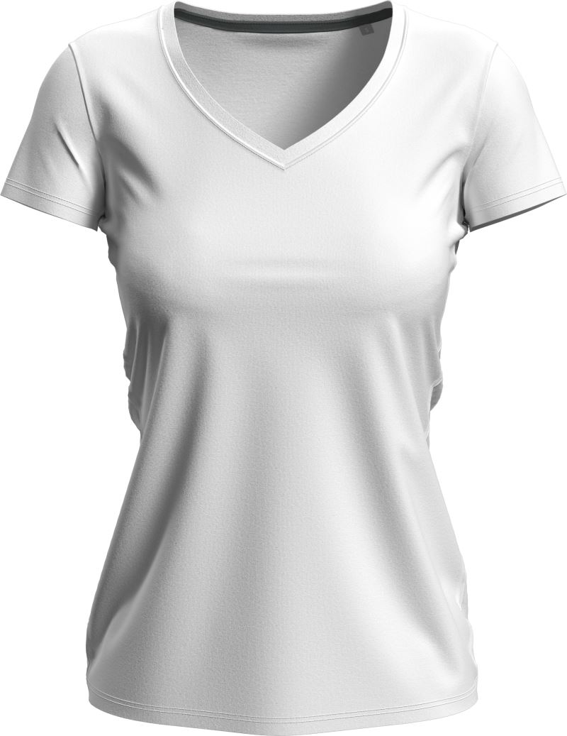 Stedman Stretch-T V-Neck Damen "Claire" – Elastisches Damen V-Ausschnitt T-Shirt