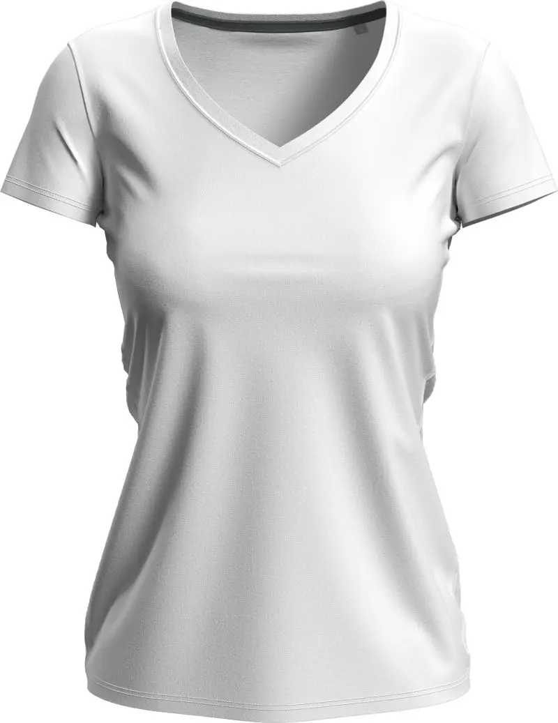Stedman Stretch-T V-Neck Damen "Claire" – Elastisches Damen V-Ausschnitt T-Shirt