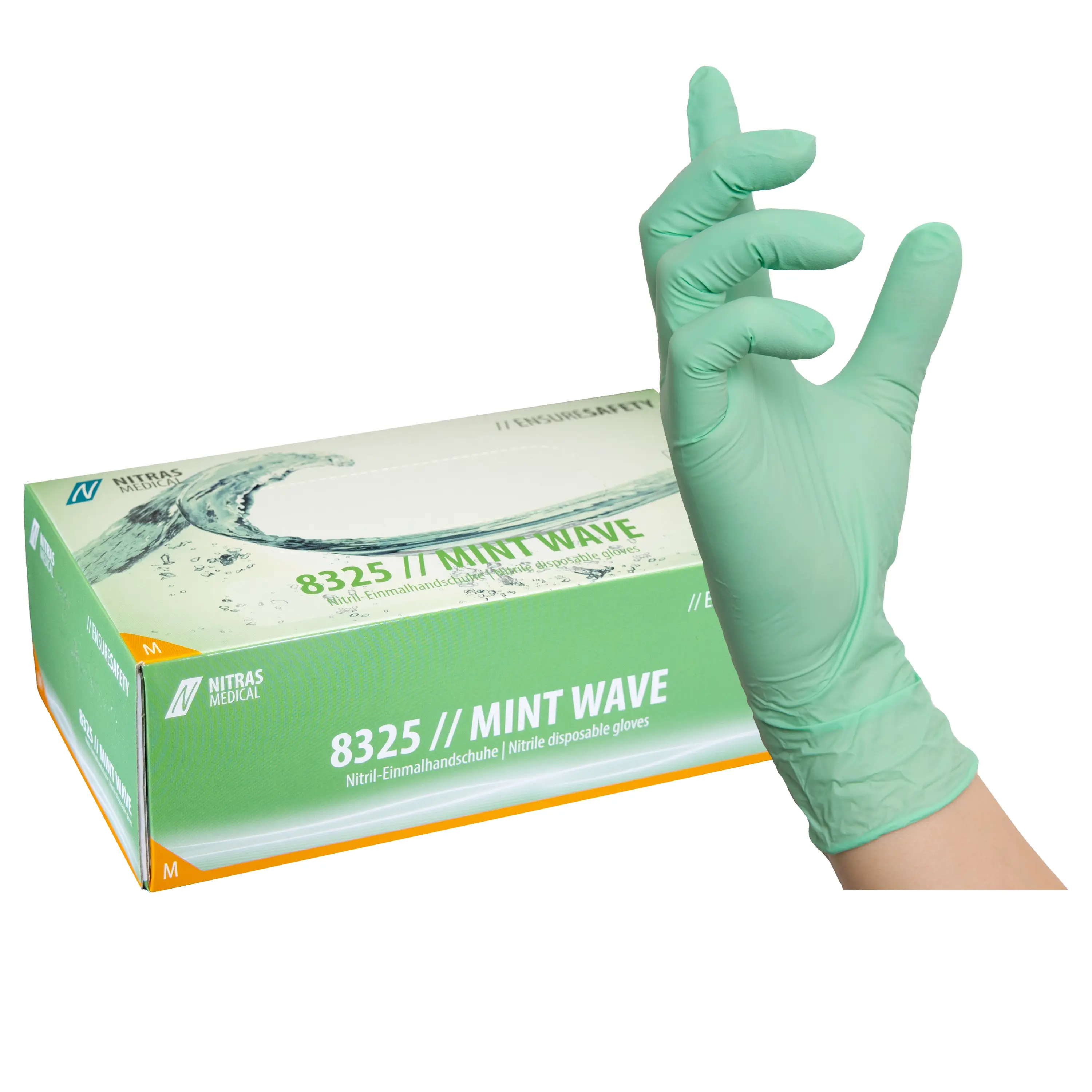 Mint WAVE Nitrilhandschuh, Nitras 8325