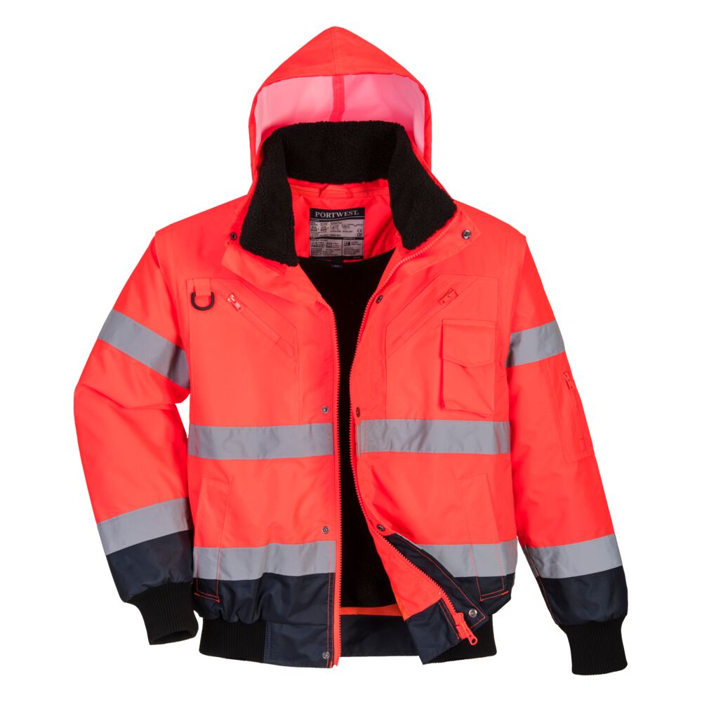 Berufskleidung24 3 in 1 Warnschutz Pilotenjacke Portwest C465 jetzt kaufen