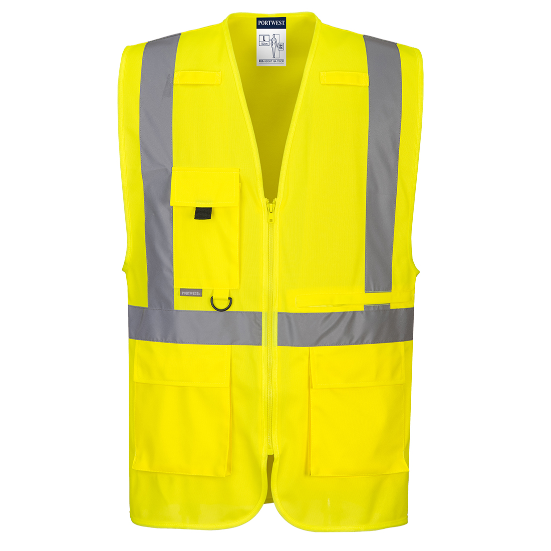 Hi-Vis Exekutiv Weste mit Tablet-Tasche C357