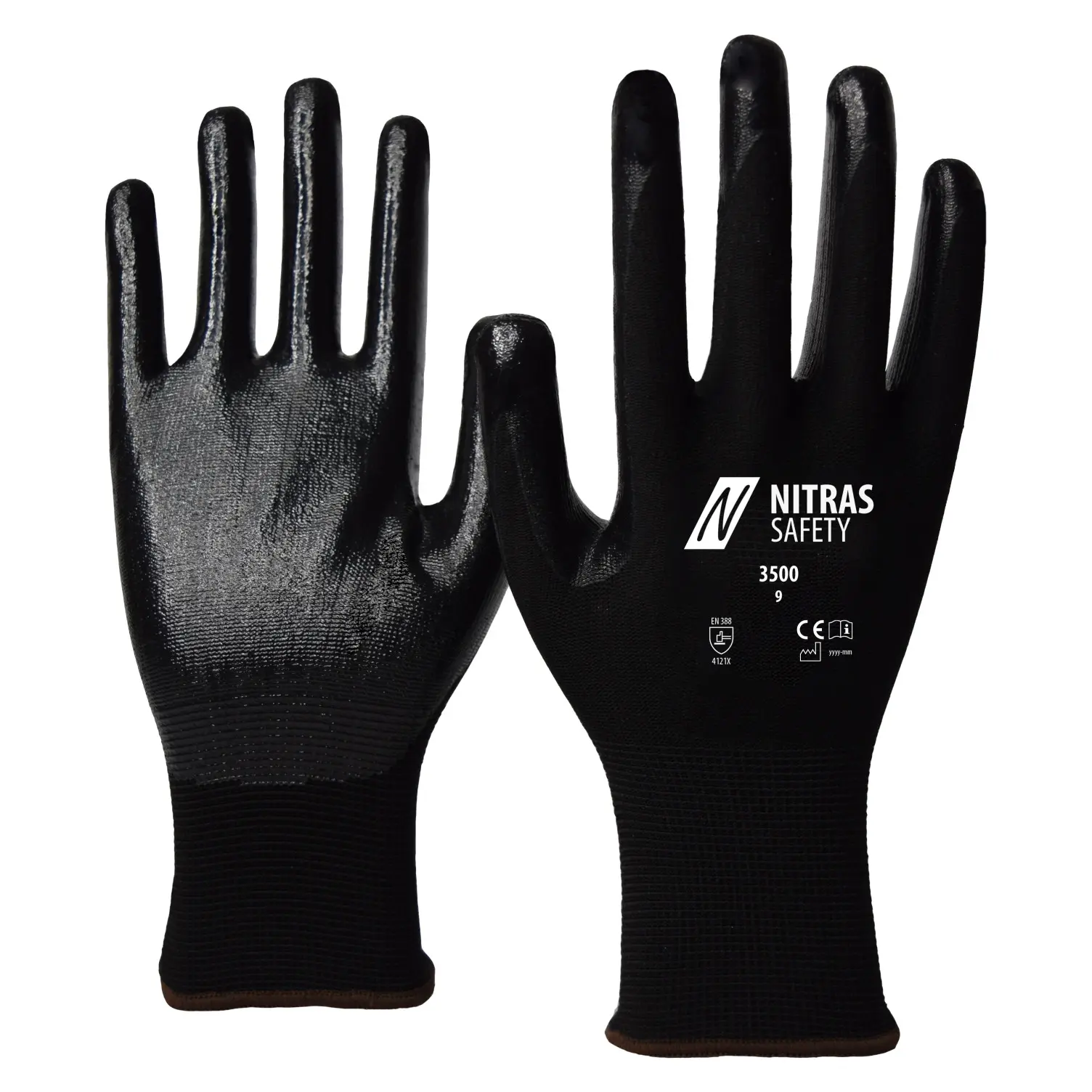 NITRAS 3500 Nylonhandschuhe mit Nitril-Beschichtung