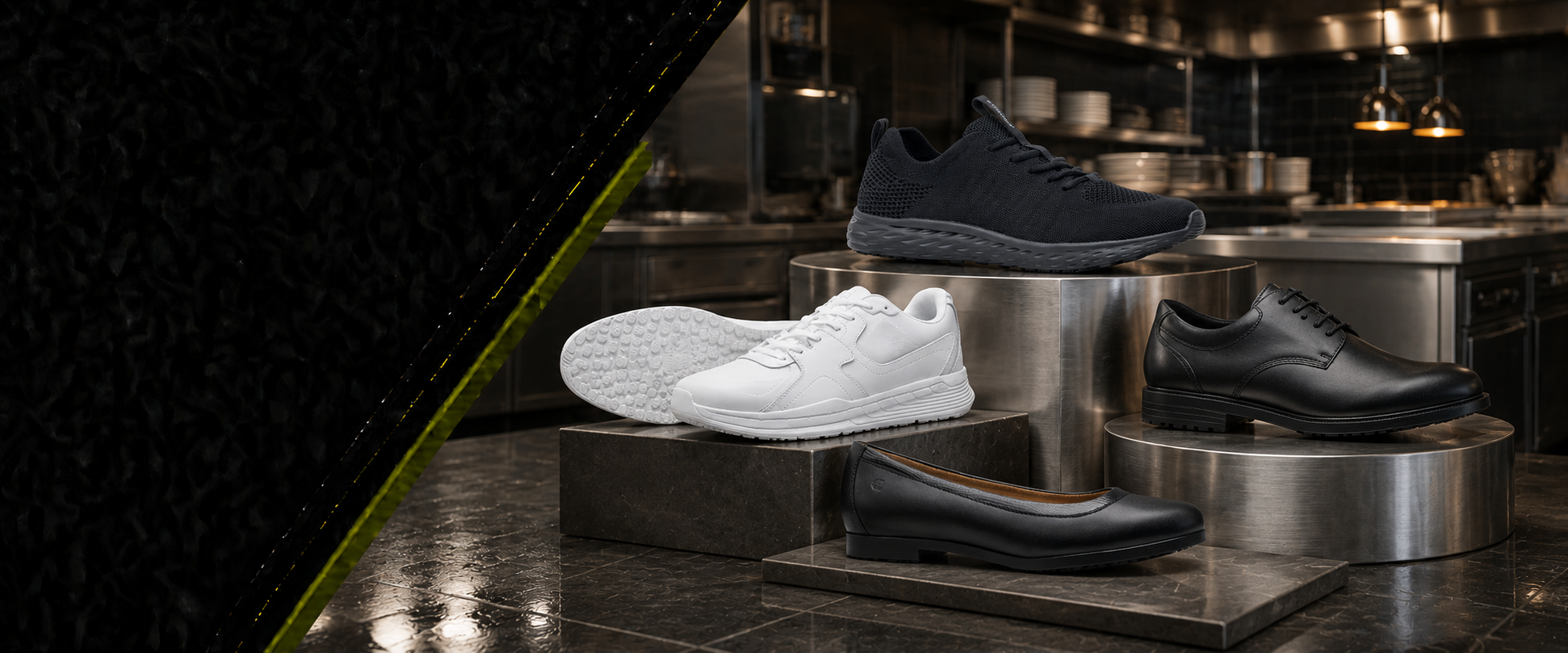 Shoes For Crews rutschfeste Arbeitsschuhe für Gastronomie, Pflege, Logistik und Industrie