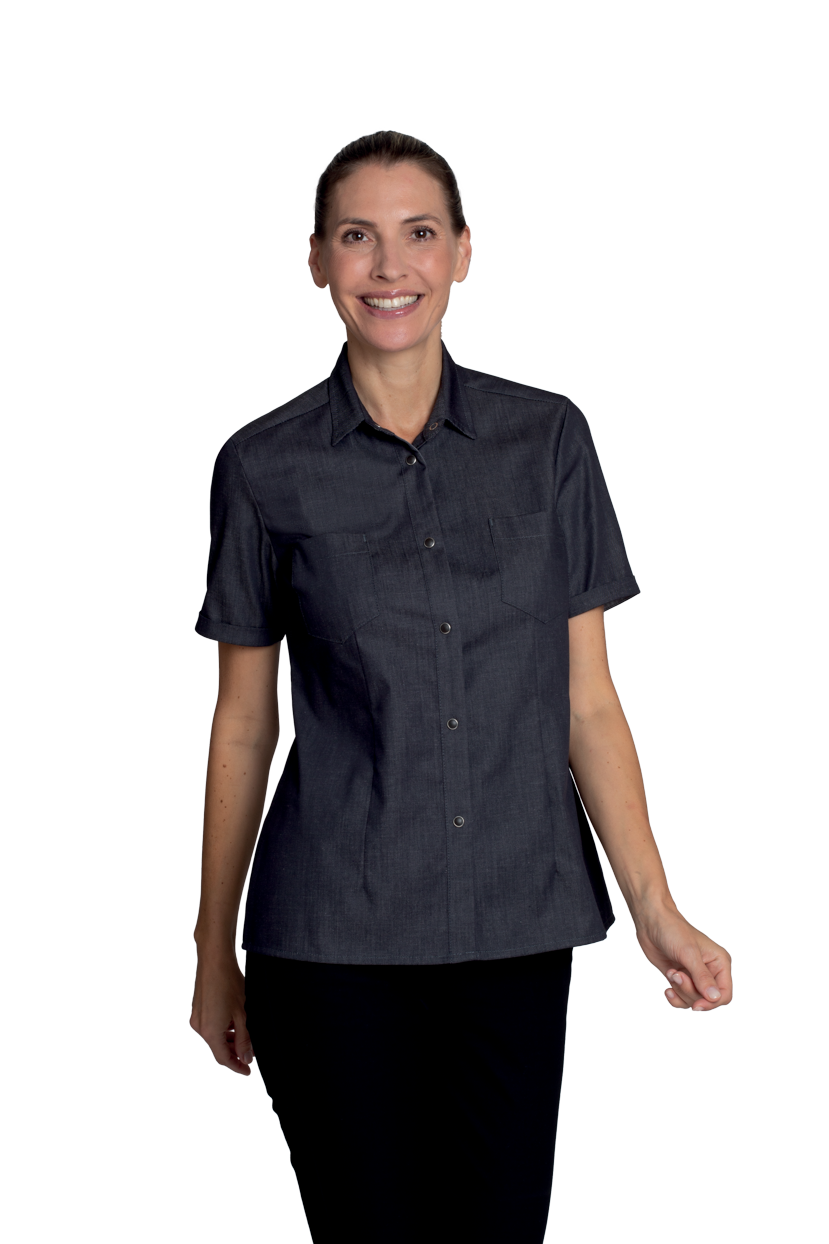 Stretch Damenbluse Leiber 08/2150 kurzarm