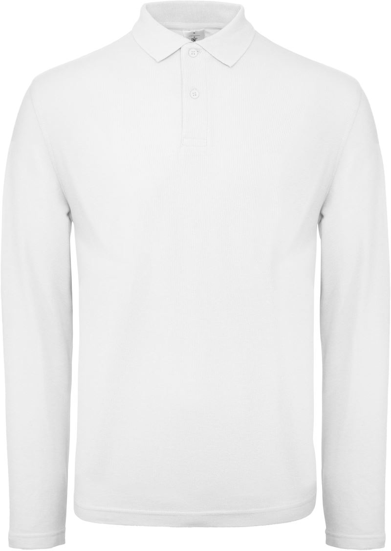 B&C ID.001 LSL – Klassisches Langarm-Poloshirt