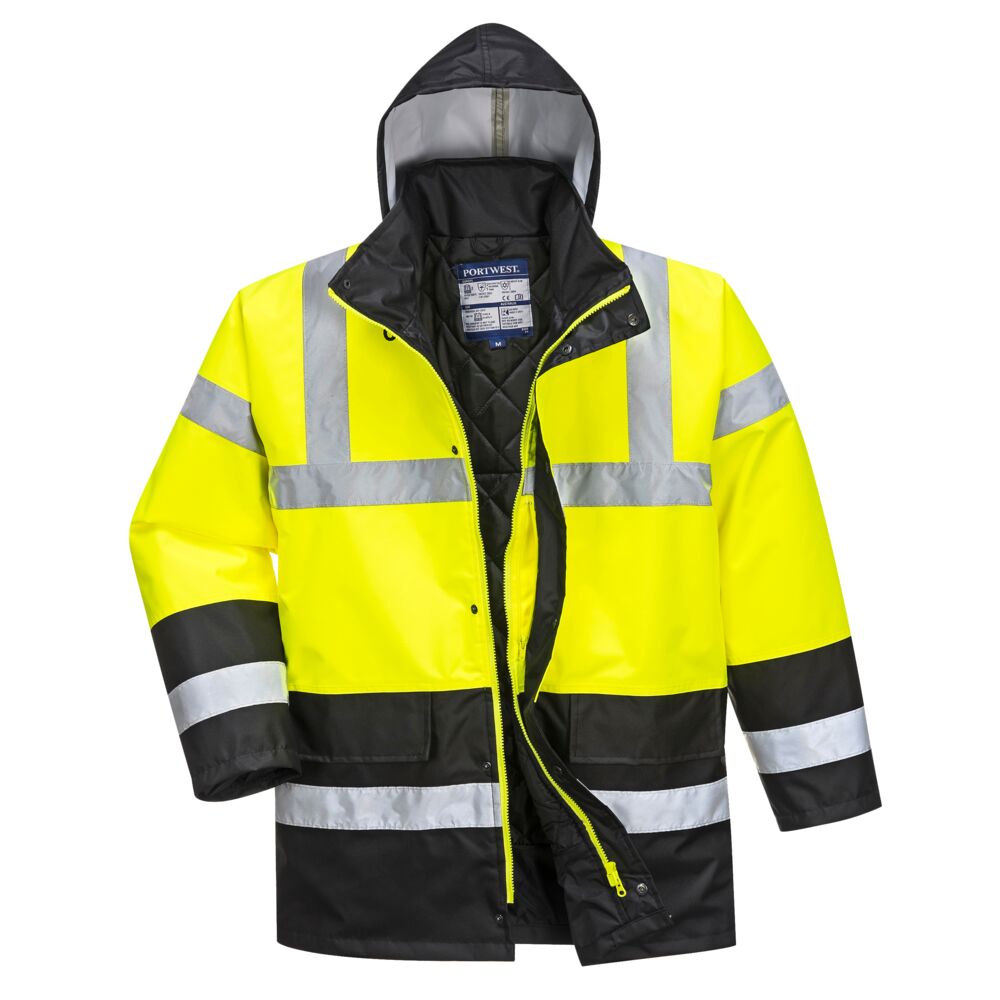 Portwest Warnschutz Winterjacke Kontrast