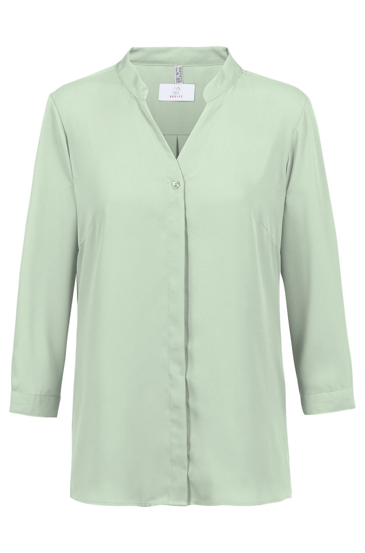 Greiff Damen-Chiffon-Bluse 3/4 Regular Fit 6586