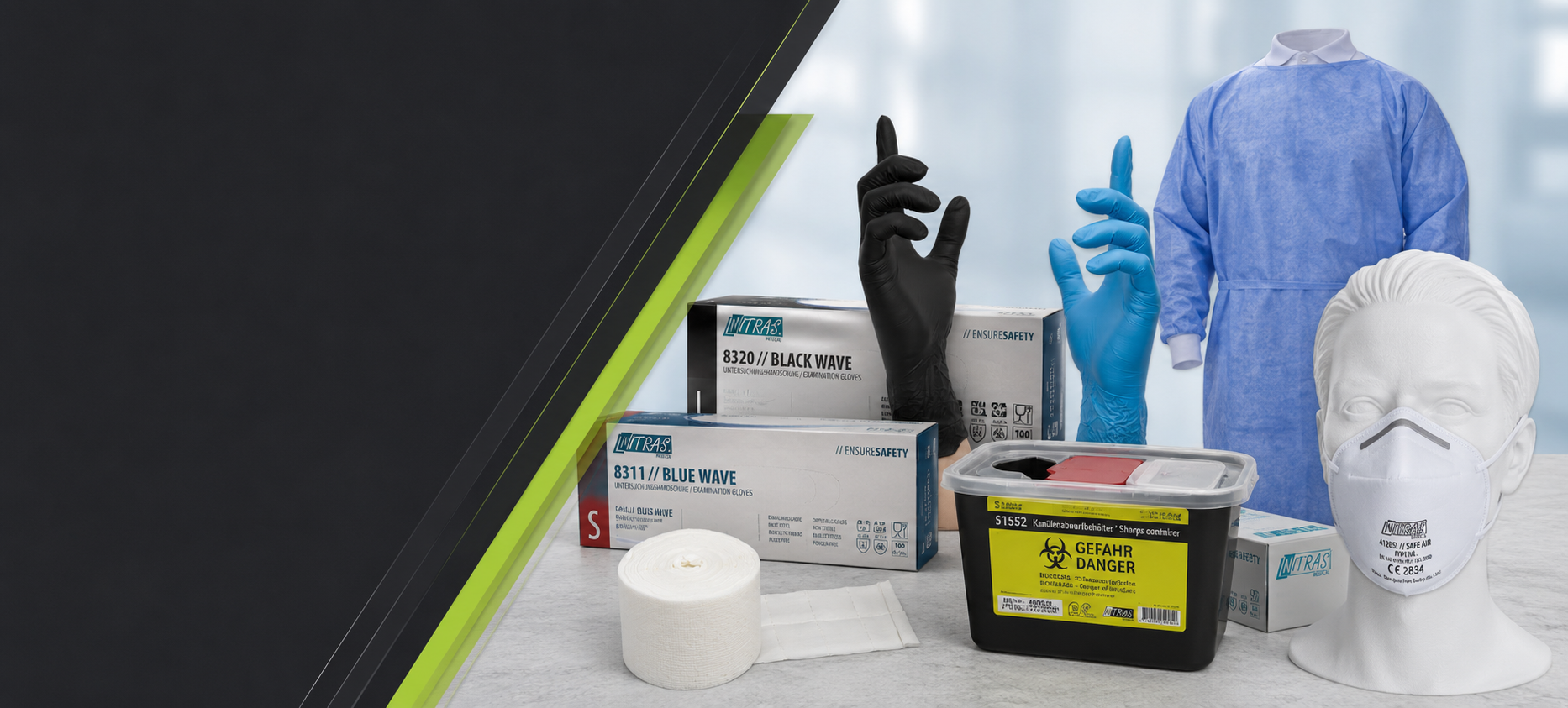 Nitras Medical Einmalhandschuhe und medizinische Schutzausrüstung