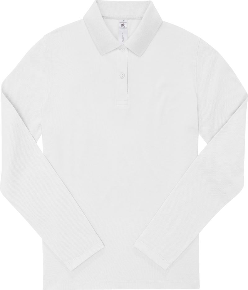 B&C My Polo 180 LSL Women – Damen Langarm-Poloshirt
