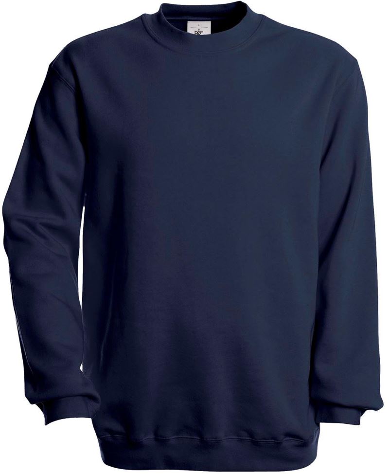 B&C Set In – Klassisches Sweatshirt mit Rundhalsausschnitt