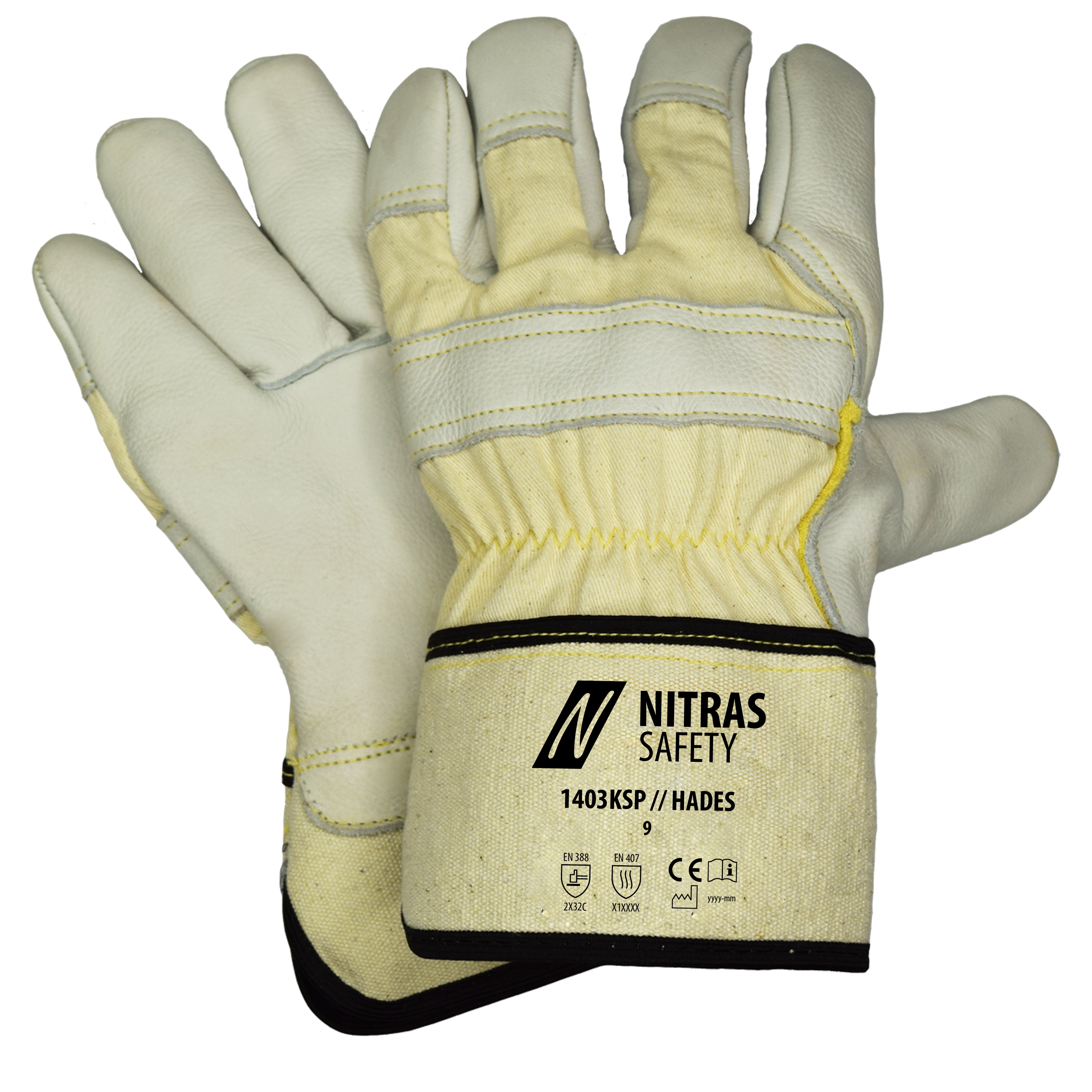 NITRAS HADES, Schnittschutzhandschuhe 1403KSP
