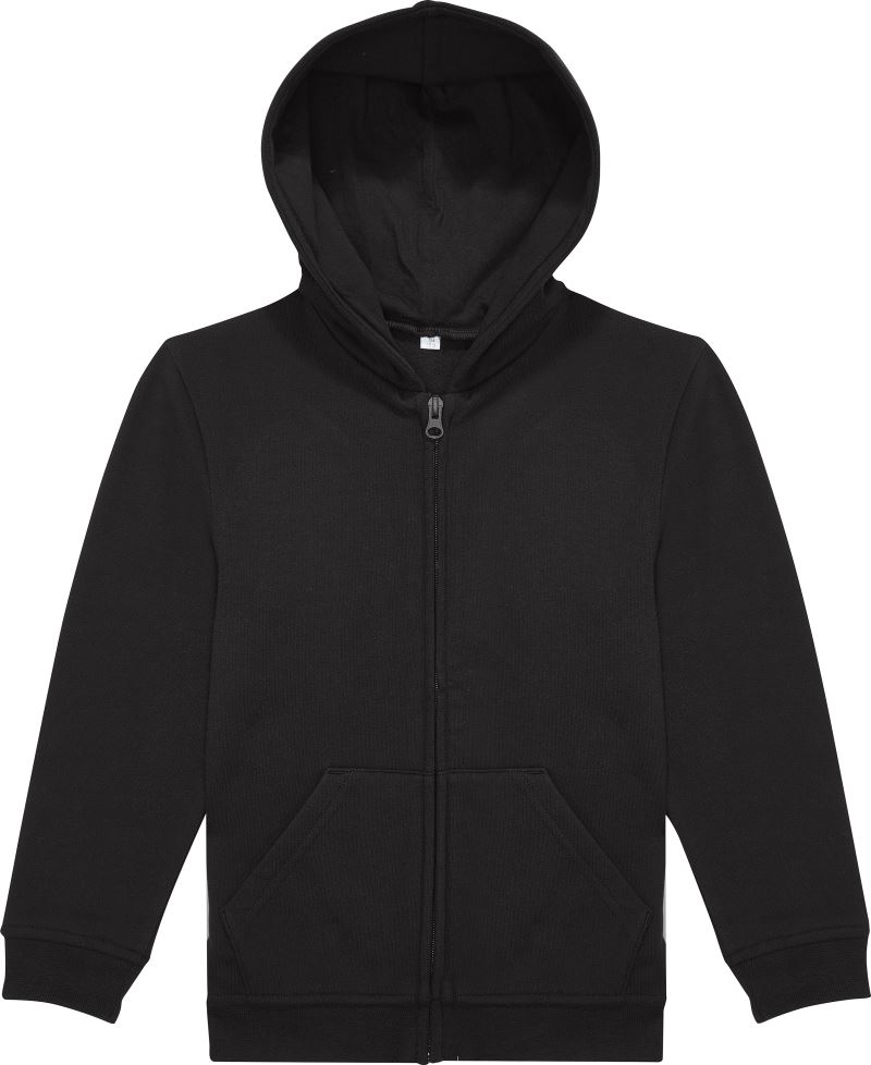 B&C ID.334 Zip Hood Kids – Nachhaltige Kinder Kapuzen-Sweatjacke