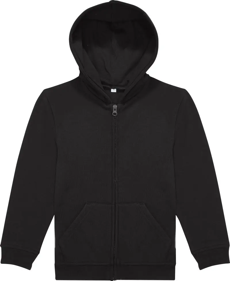 B&C ID.334 Zip Hood Kids – Nachhaltige Kinder Kapuzen-Sweatjacke