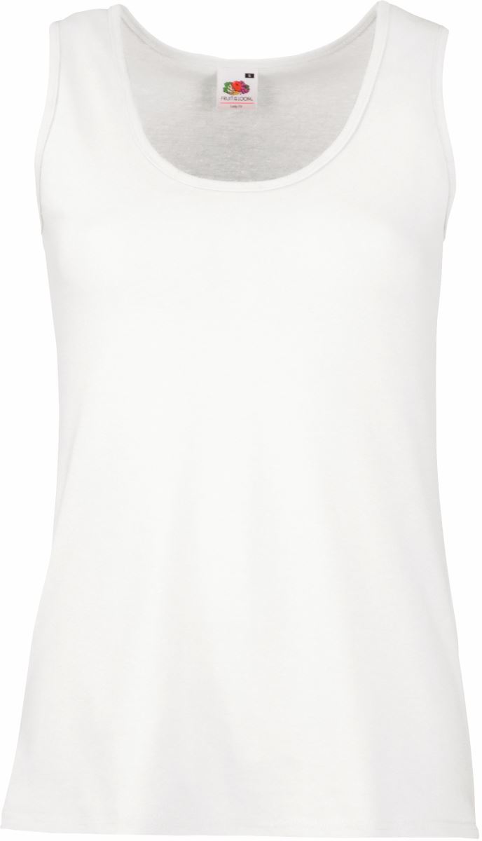 Fruit of the Loom Lady-Fit Valueweight Vest – Feminines Damen Trägershirt