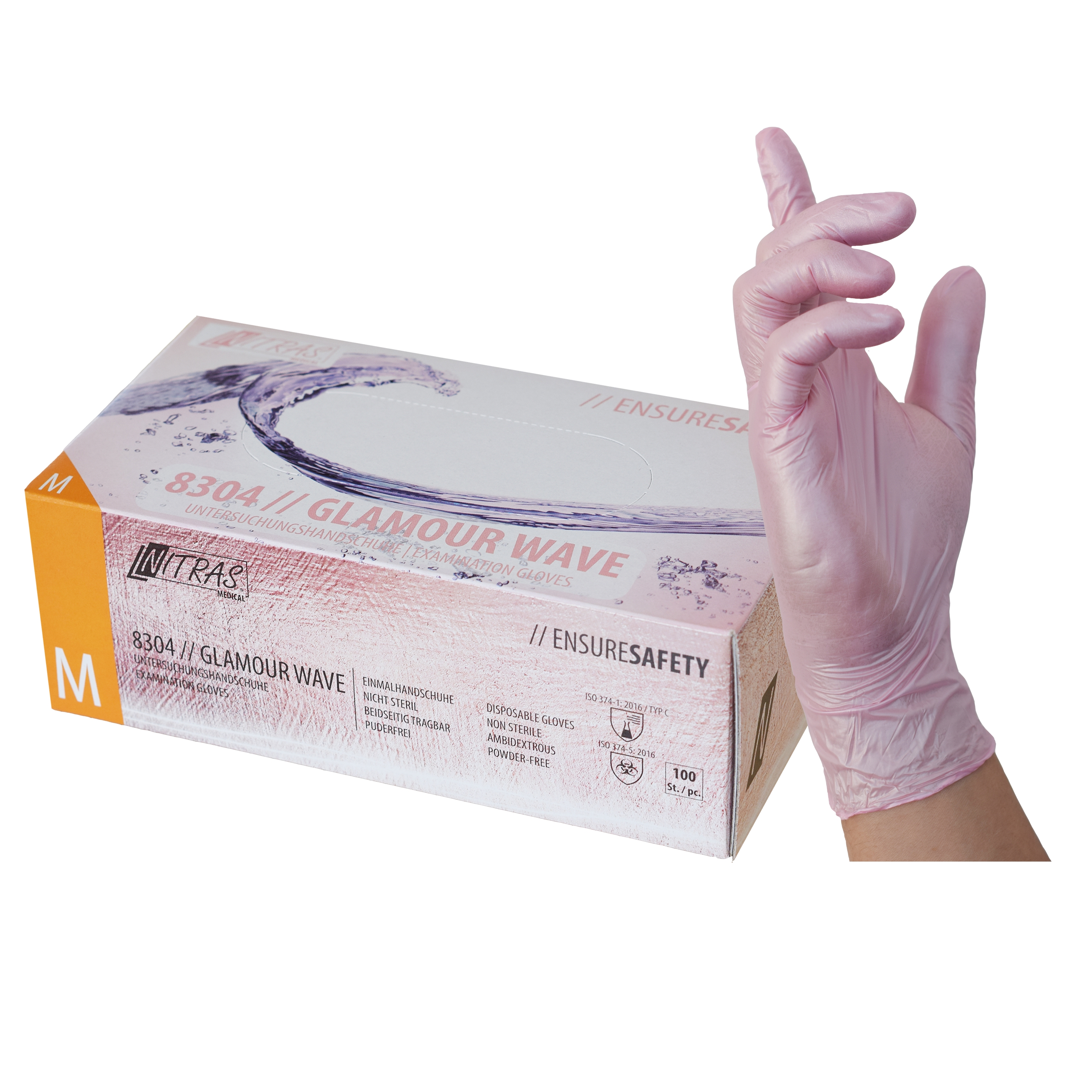 Glamour WAVE Nitrilhandschuh, Nitras 8304 Glamour WAVE Nitrilhandschuh, Nitras 8304