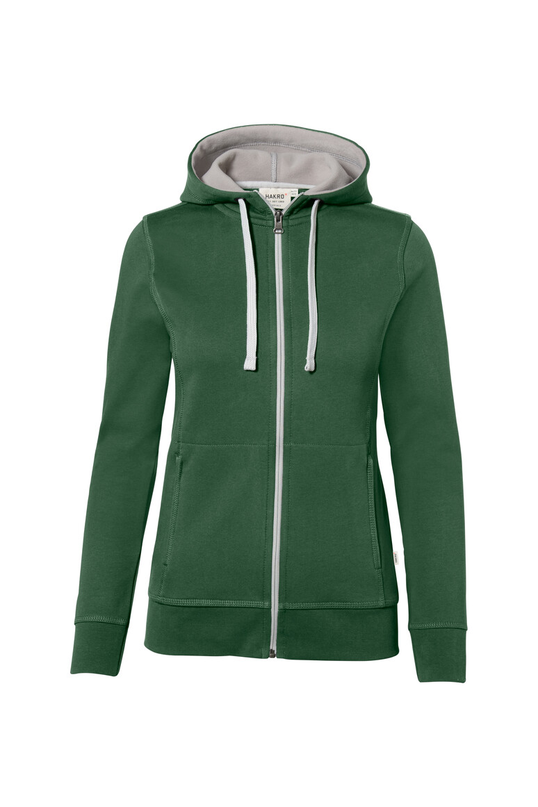 Hakro 255 Damen Kapuzen-Sweat-Jacke Bonded Eco