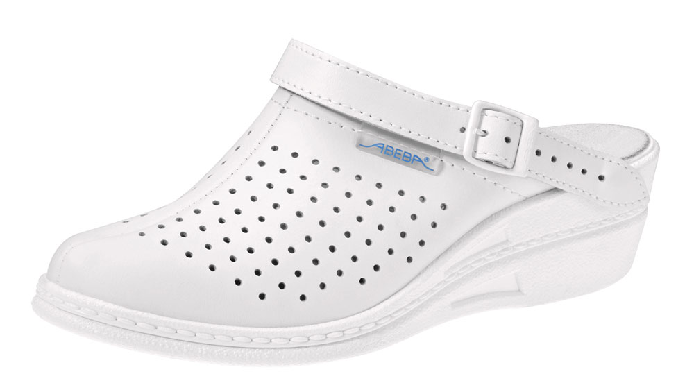 Clog ABEBA 7001, weiß, OB