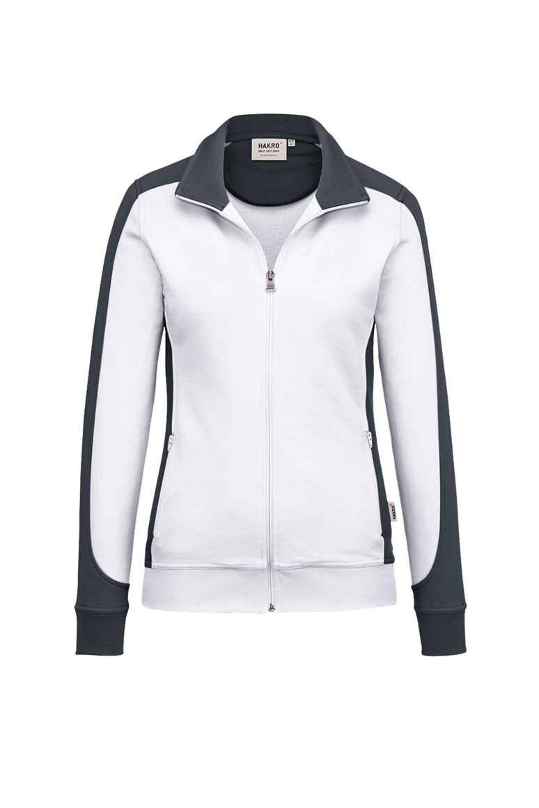 Hakro 277 Damen Sweat-Jacke Contrast Performance