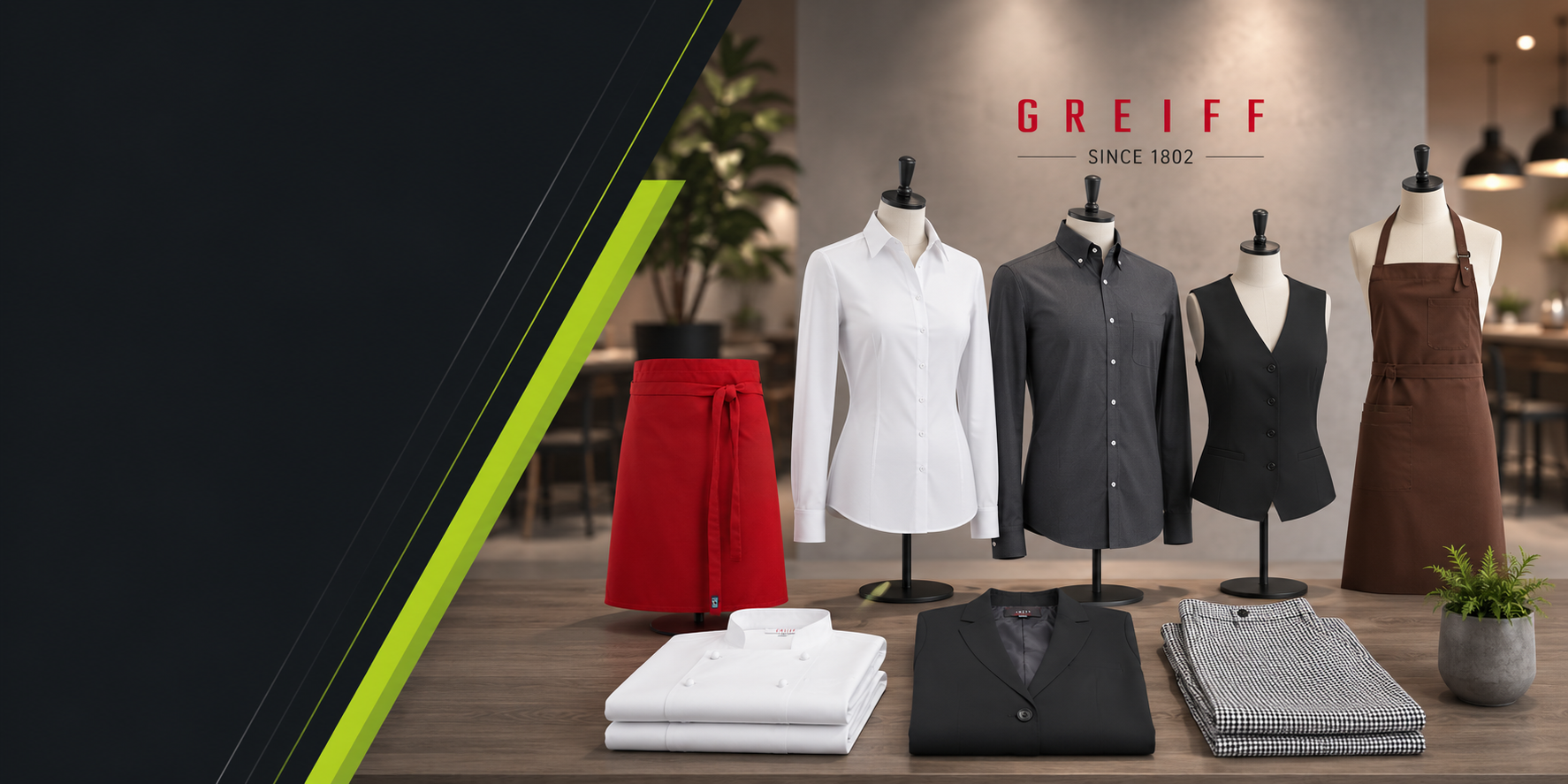 GREIFF Berufskleidung für Business, Gastronomie, Hotellerie und Service
