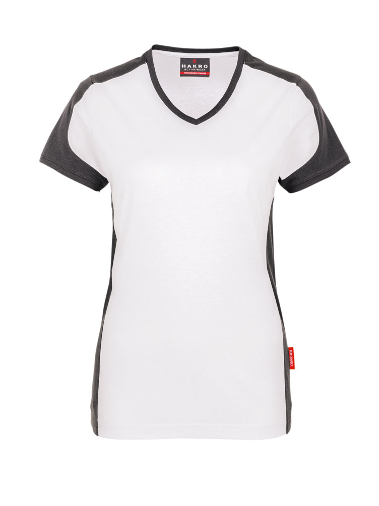 Hakro 190, Women-V-Shirt-Contrast Performance