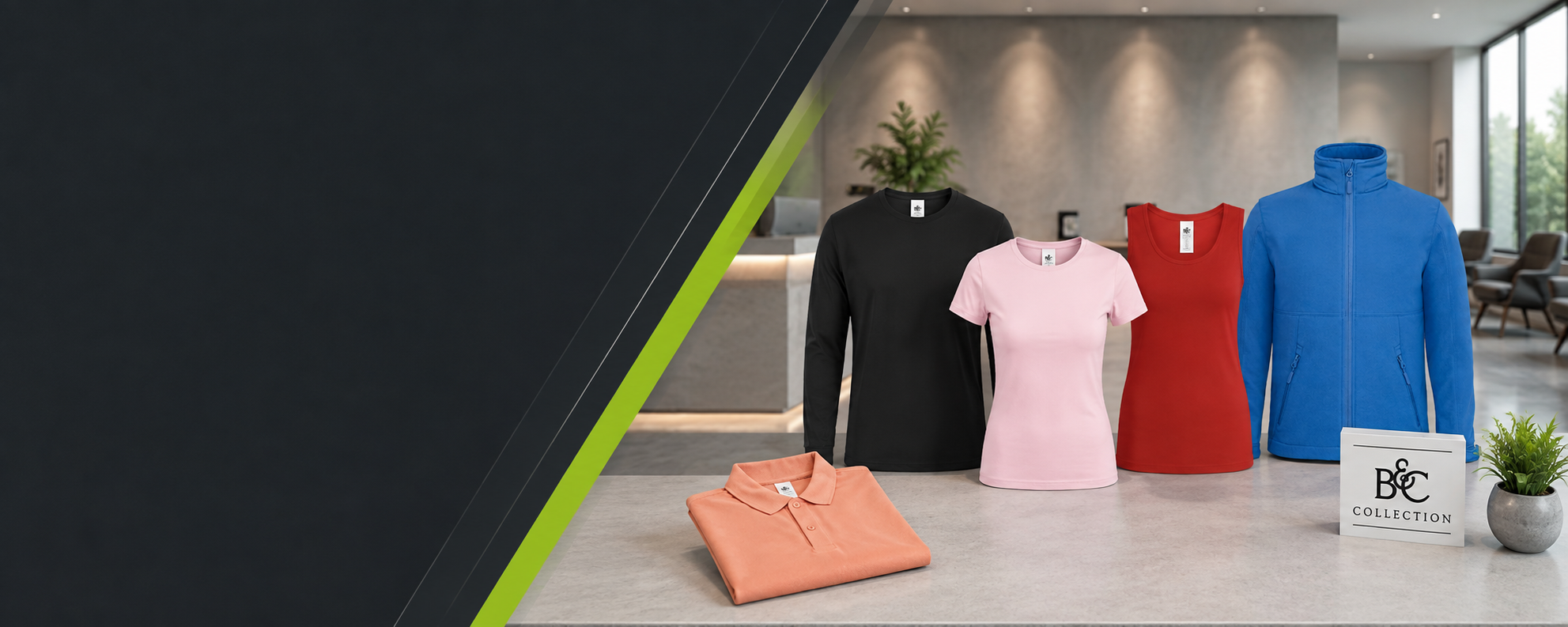 B&C Shirts und Basics für Textildruck, Stick und Firmenbekleidung