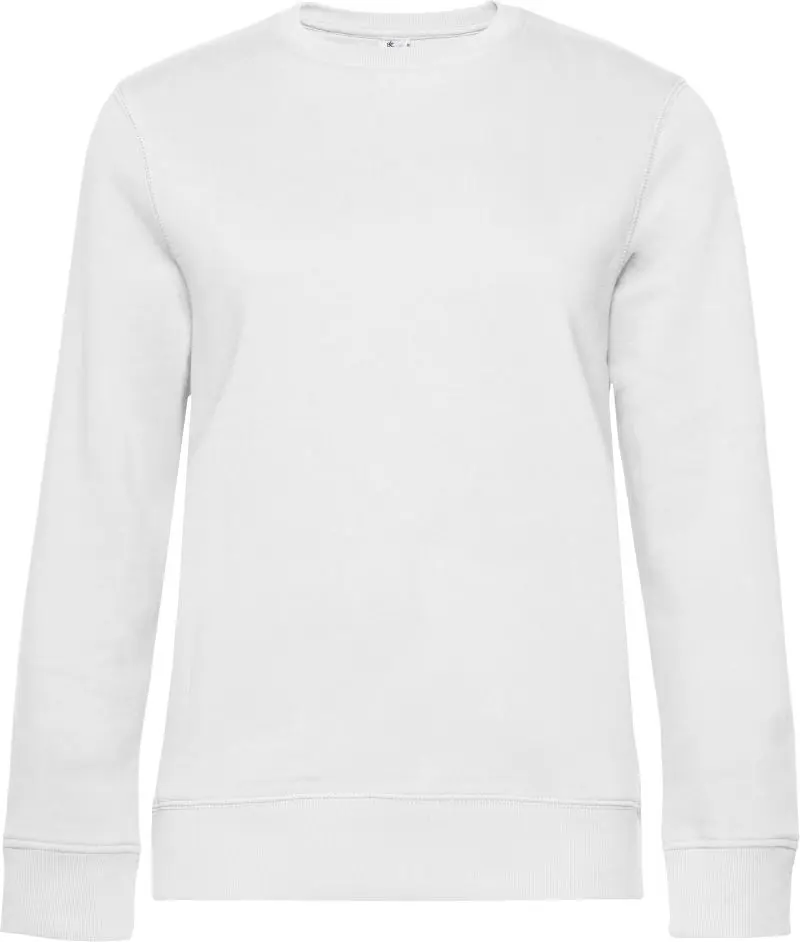 B&C Queen Crew Neck – Damen Sweatshirt mit Rundhalsausschnitt