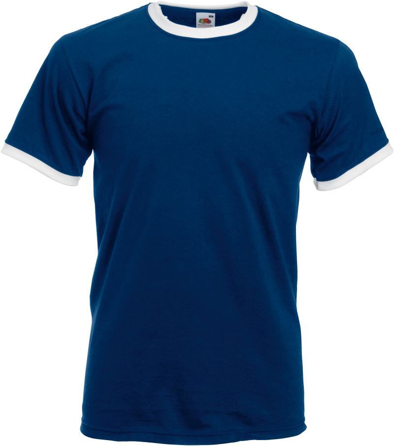  Fruit of the Loom Ringer T – Klassisches Herren T-Shirt